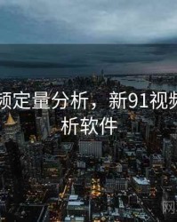 新91视频定量分析，新91视频定量分析软件