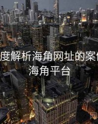 26个维度解析海角网址的案例分析，海角平台
