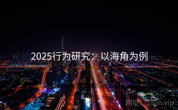 2025行为研究:以海角为例 2025行为研究:以海角为例